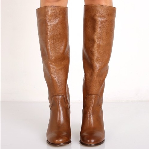 NWT Seychelles Obsidian Tall Heeled Knee High Boot COGNAC/WHISKEY - SIZE 8 - Picture 5 of 16